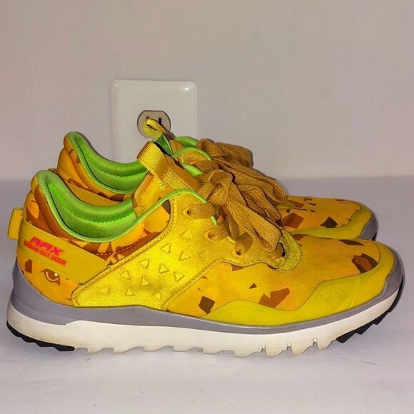 RAX Outdoor Yellow Geometric Print Sneakers Sz 5.5 main image 9